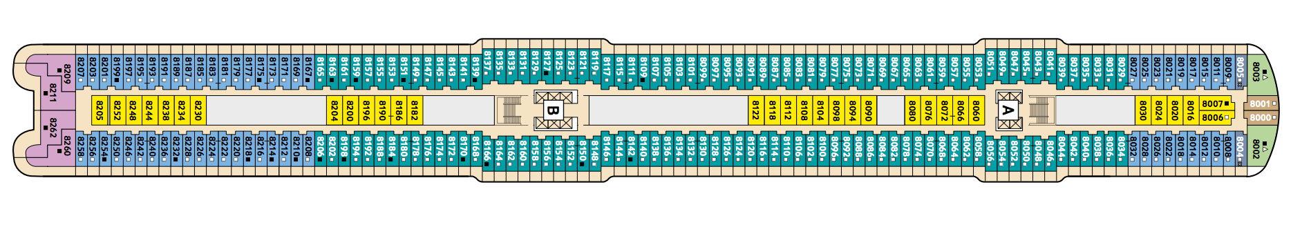 TUI Cruises New Mein Schiff 1 Deck Plans Deck 11.png